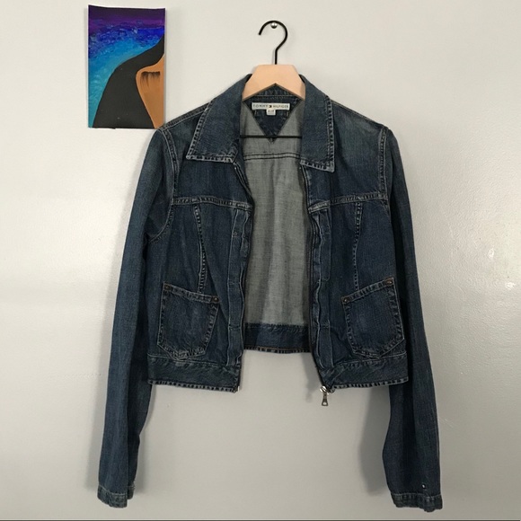 womens tommy hilfiger denim jacket